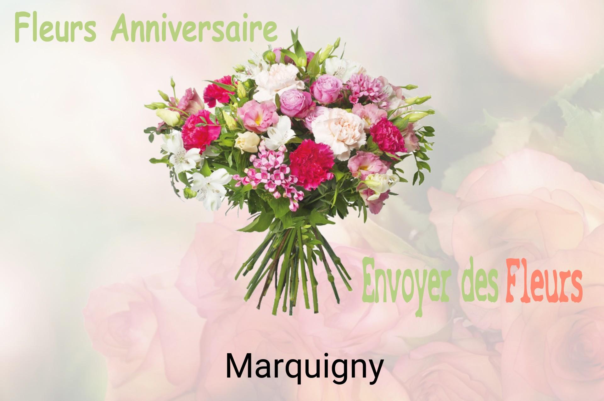 Bouquet de fleurs d’anniversaire livré à Marquigny